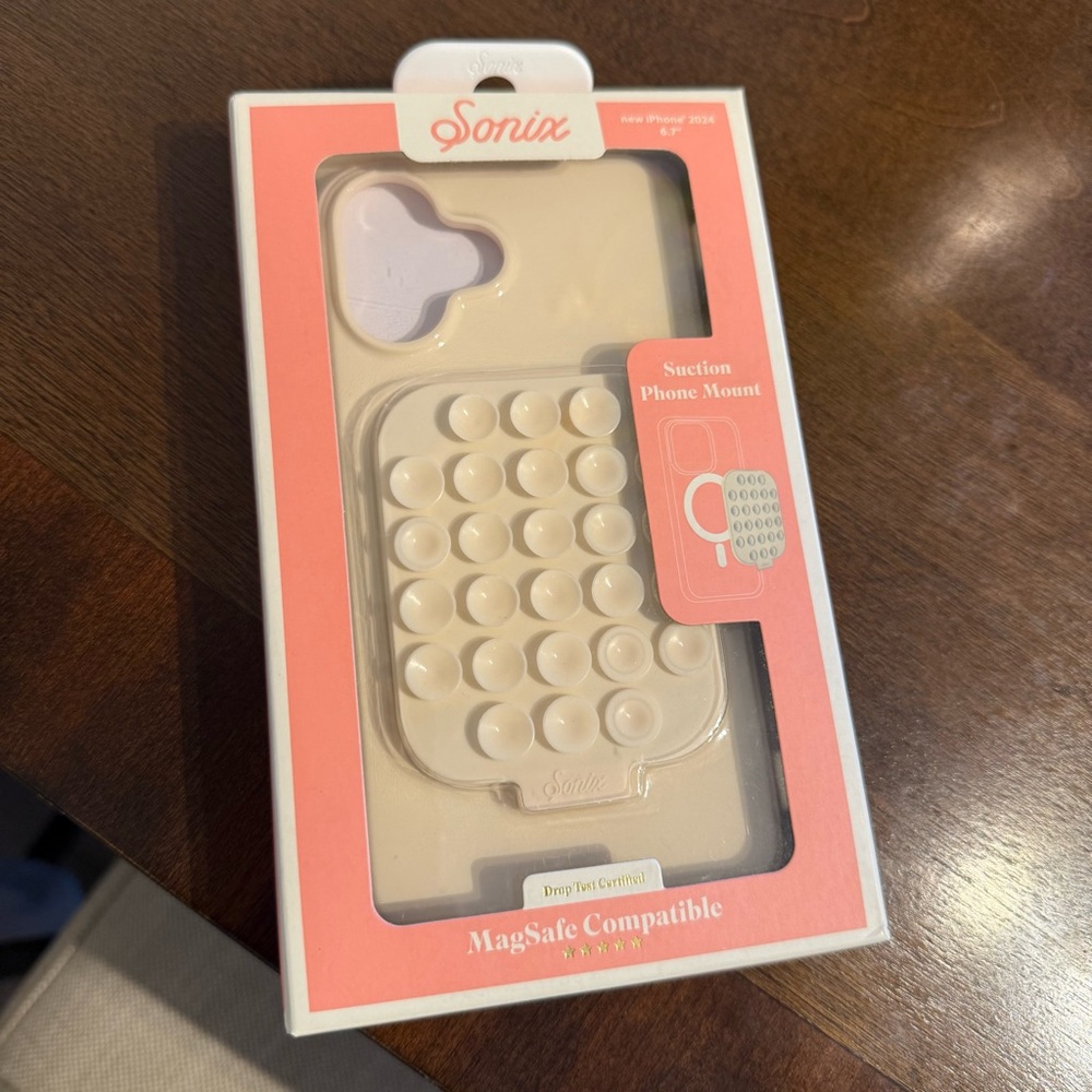 Sonix Apple IPhone 16 Plus Suction Case with MagSafe - Linen NWT